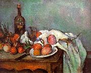 Paul Cezanne Onions and Bottles France oil painting artist